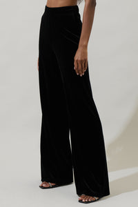 Oriana Lulu Velvet Wide Pants