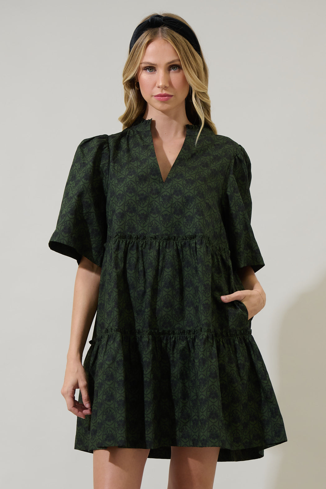 formal shift dresses Alie Street Bella Evening Shift Dress (Indigo Blue)