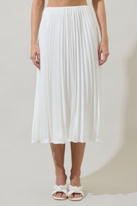 Sidney Pleated Maxi Skirt