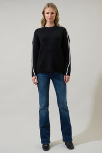 Artesia Crewneck Whipstitch Sweater