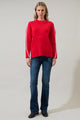 Artesia Crewneck Whipstitch Sweater