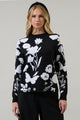 Patsy Floral Raglan Sleeve Sweater