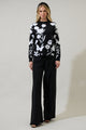 Patsy Floral Raglan Sleeve Sweater