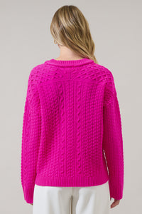 Pammie Knit Dropped Long Sleeve Sweater