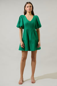 Trista Tweed May Tiered Mini Dress