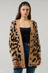 Peyton Cheetah Oversized Long Cardigan