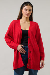 Tahlia Ribbed Oversized Cardigan