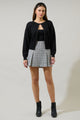 Adara Studded Flyaway Cardigan