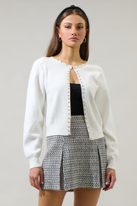 Adara Studded Flyaway Cardigan