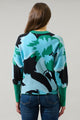 Asha Fresh Pick Floral Puff Sleeve Sweater