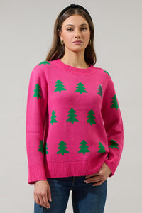 Under the Tree Sequin Crewneck Sweater