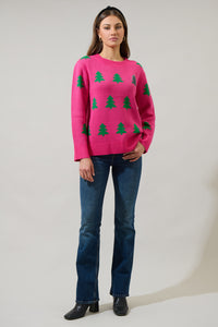 Under the Tree Sequin Crewneck Sweater