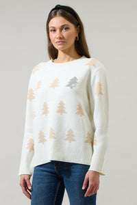 Under the Tree Sequin Crewneck Sweater