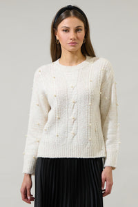 Wynter Pearl Dropped Shoulder Sweater