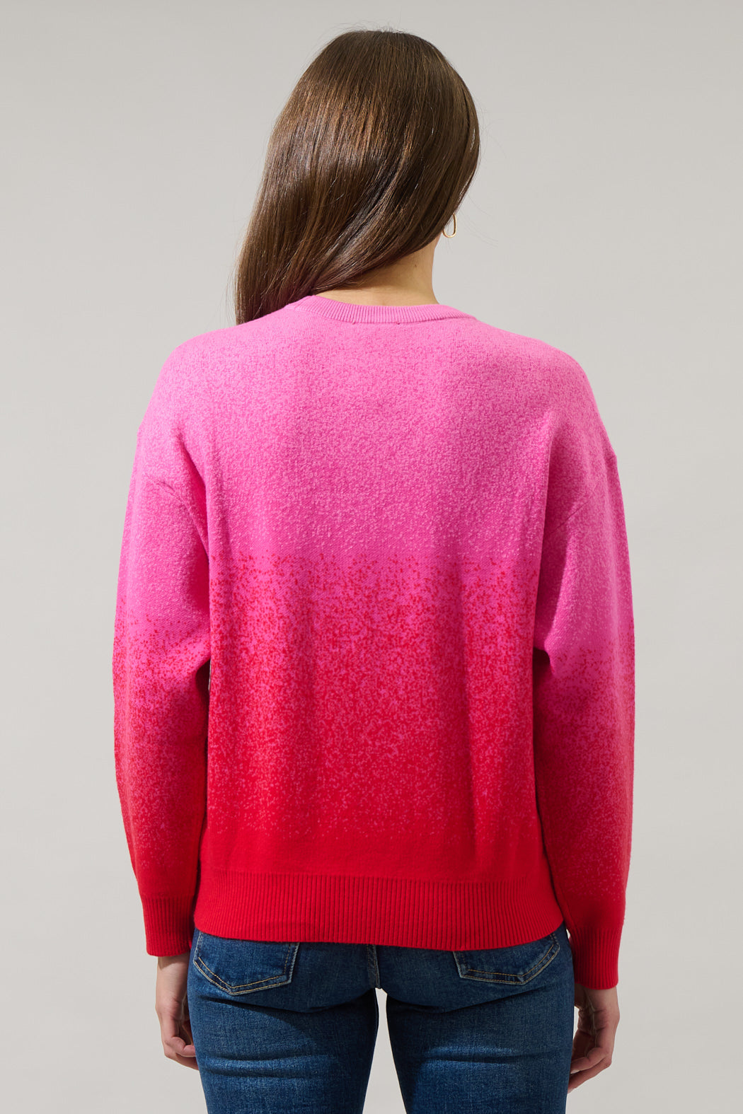 Nessa Gradient Ombre Long Sleeve Sweater – Sugarlips