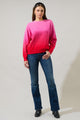 Nessa Gradient Ombre Long Sleeve Sweater