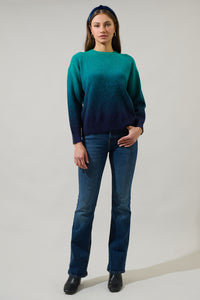 Nessa Gradient Ombre Long Sleeve Sweater