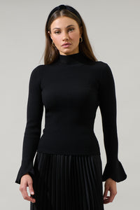 Malvern Bay Mock Neck Sweater