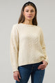 Pammie Knit Dropped Long Sleeve Sweater