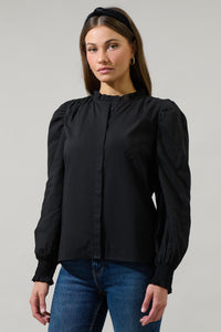 Garland Long Sleeve Ruffle Top