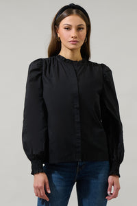 Garland Long Sleeve Ruffle Top