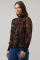 Larba Floral Sunnie Long Balloon Sleeve Top