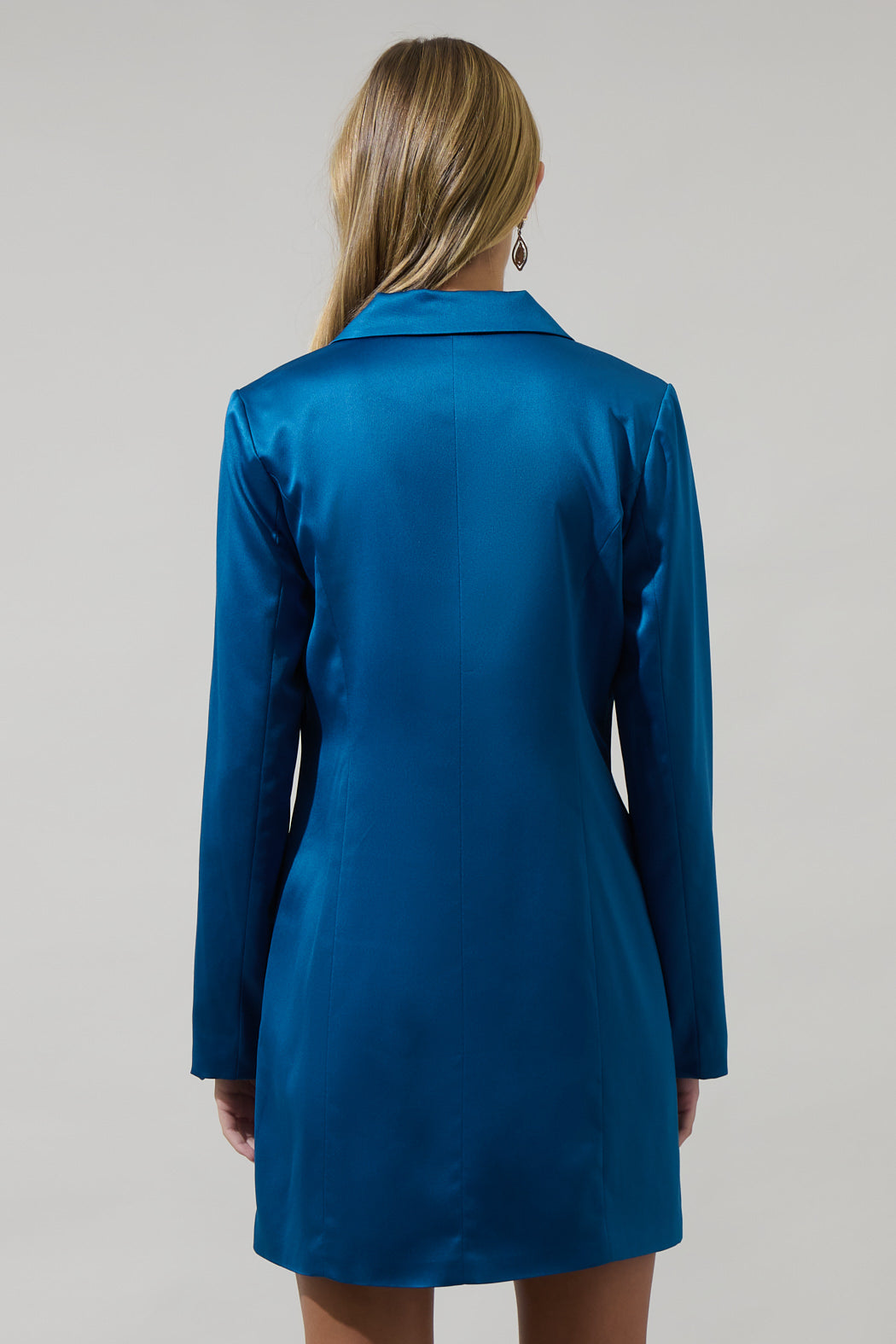 blazer cocktail dress Leena Keep It Cool Oversized Blazer Dress CHERRY / XS by Sugarlips