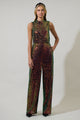 Jaylah Sequin Siren Drape Neck Jumpsuit