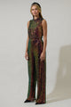 Jaylah Sequin Siren Drape Neck Jumpsuit