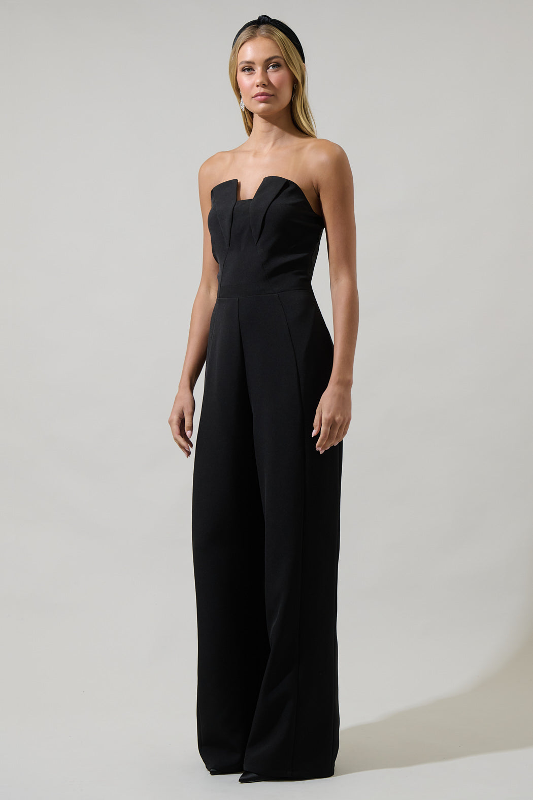 Eleanor Strapless Wide Leg Jumpsuit – Sugarlips