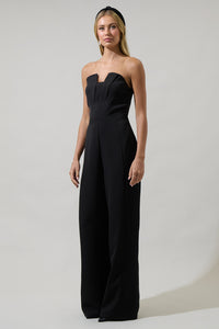 Eleanor Strapless Wide Leg Jumpsuit