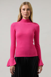 Malvern Bay Mock Neck Sweater