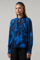 Bluford Floral Verona Split Neck Blouse