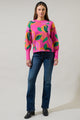 Ruthy Fresh Pick Floral Puff Sleeve Sweater