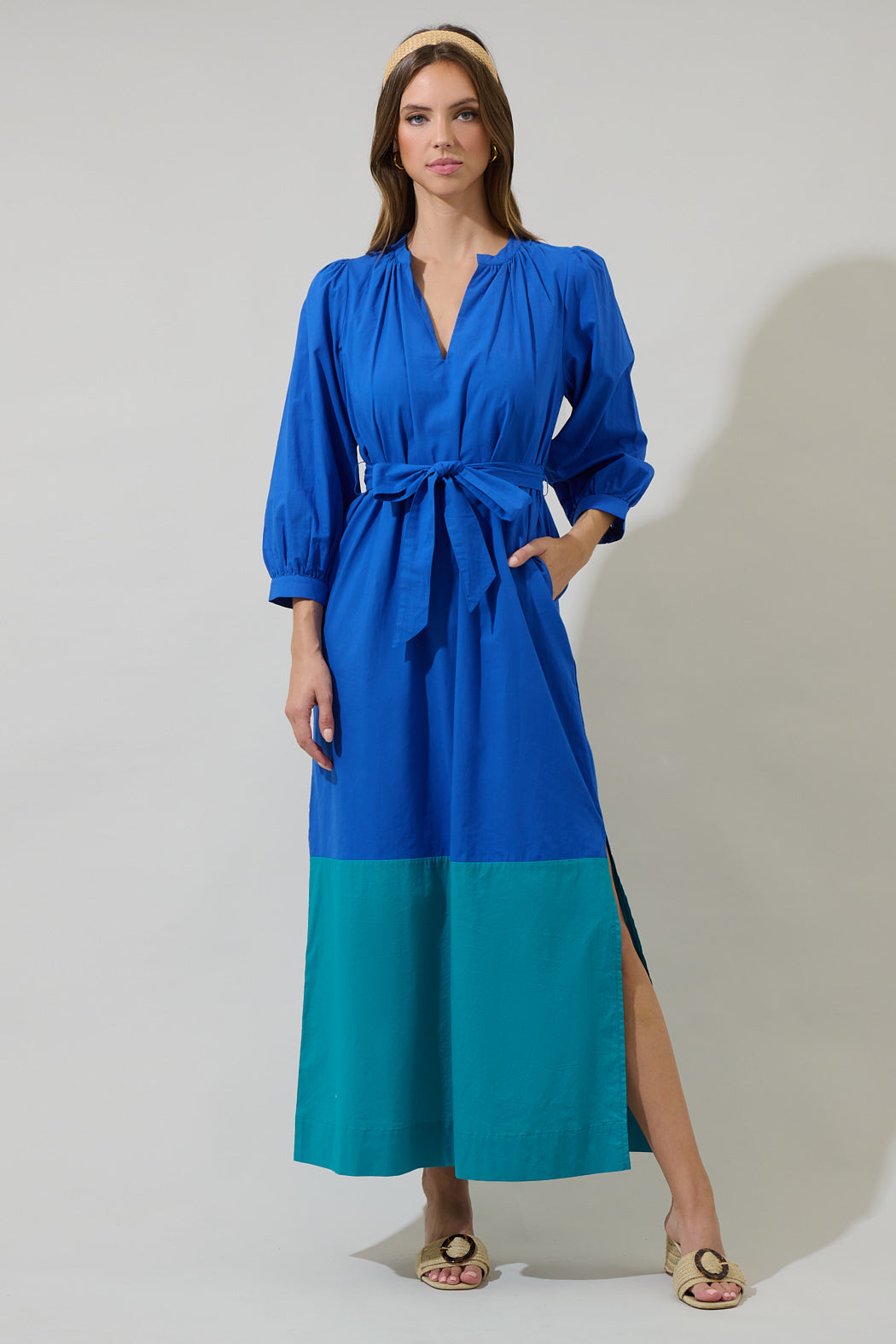 block maxi dress Eden Color Block Maxi dress