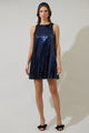 Liviana Sequin Sleeveless Mini Dress