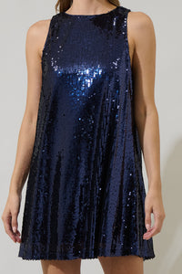 Liviana Sequin Sleeveless Mini Dress