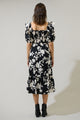 Mableton Floral Rosswell Smocked Midi Dress