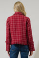 Lorette Plaid Trista Tweed Blazer