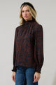 Kalida Beau Tara Mock Neck Blouse