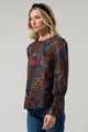 Marlina Floral Jazline Long Sleeve Top