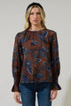 Marlina Floral Jazline Long Sleeve Top