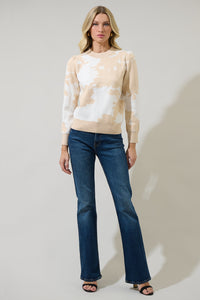 Crocket Floral High Neck Sweater