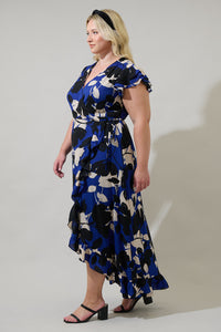 Anthem Floral Califa Maxi Wrap Dress Curve