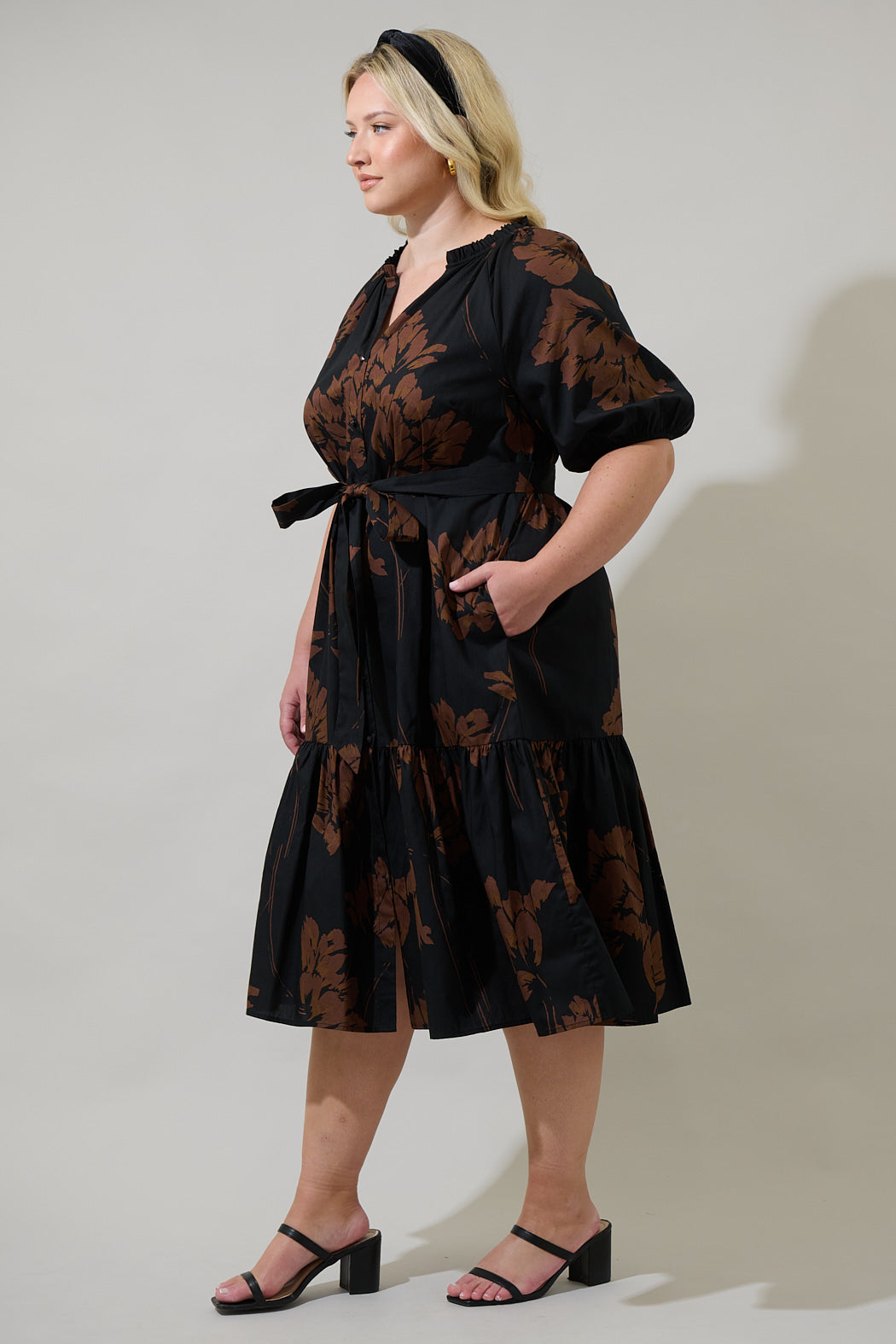 celina midi dress Kit and Ace Women's Celina Midi Dress Coral