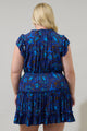 Bluford Floral Toledo Tiered Mini Dress Curve