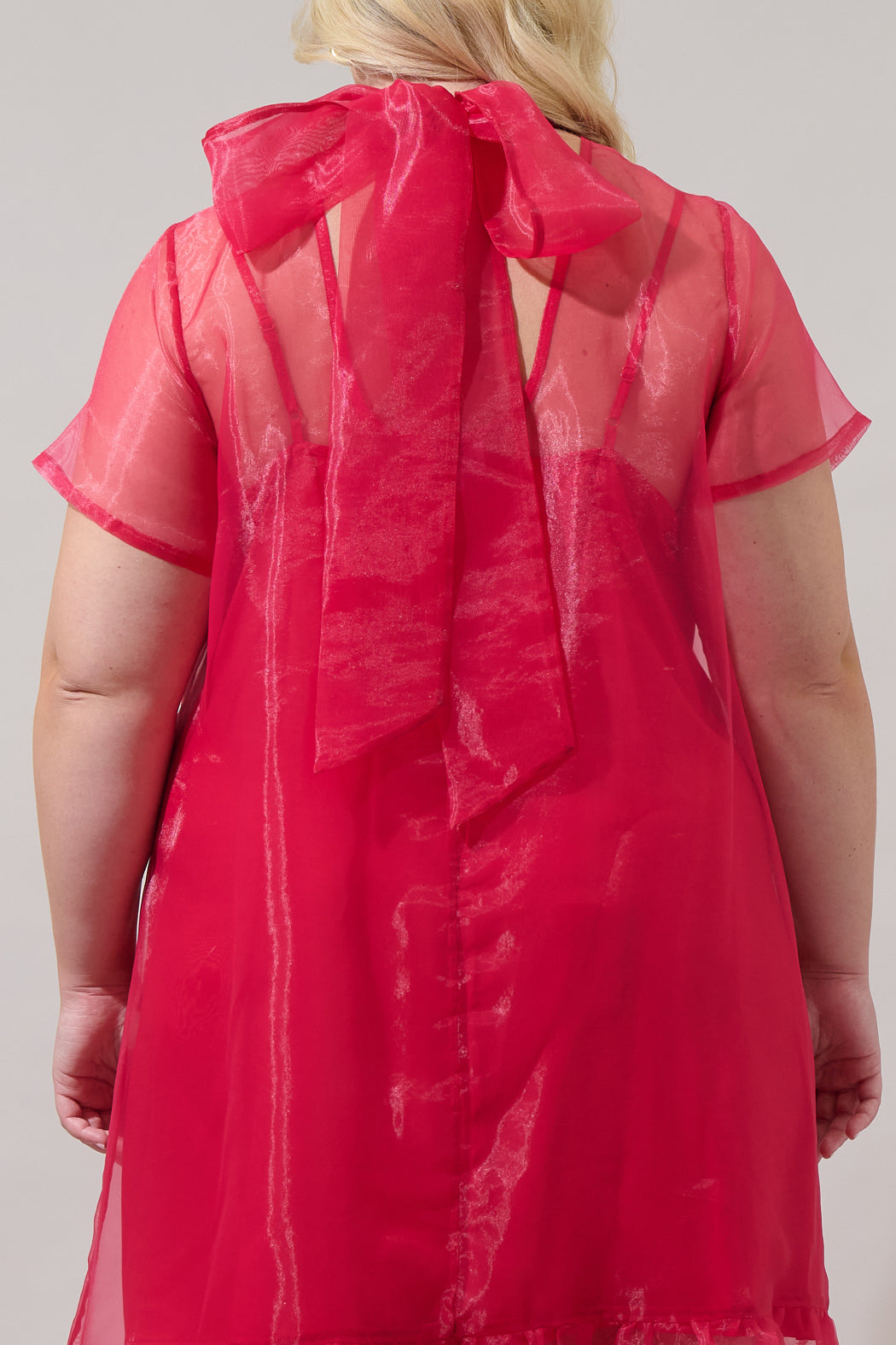 Dime Organza Long Cami Dress Curve Dime Organza Long Cami Dress Curve