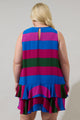 Saige Striped Una Shift Mini Dress Curve