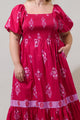 Mercer Floral Berky Smocked Maxi Dress Curve