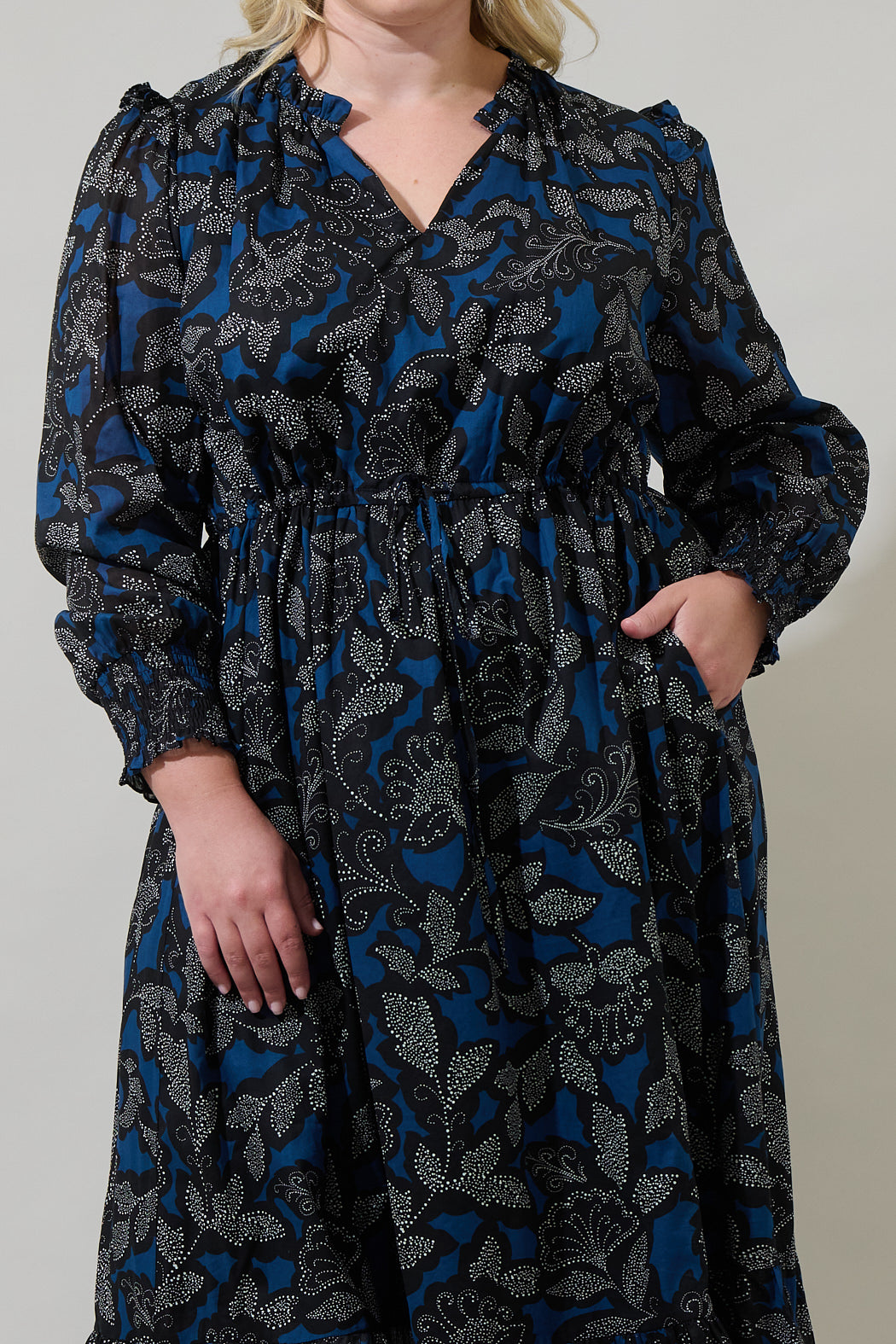 kezia floral maxi dress The Kezia Floral Halter Maxi Dress Thread + Seed